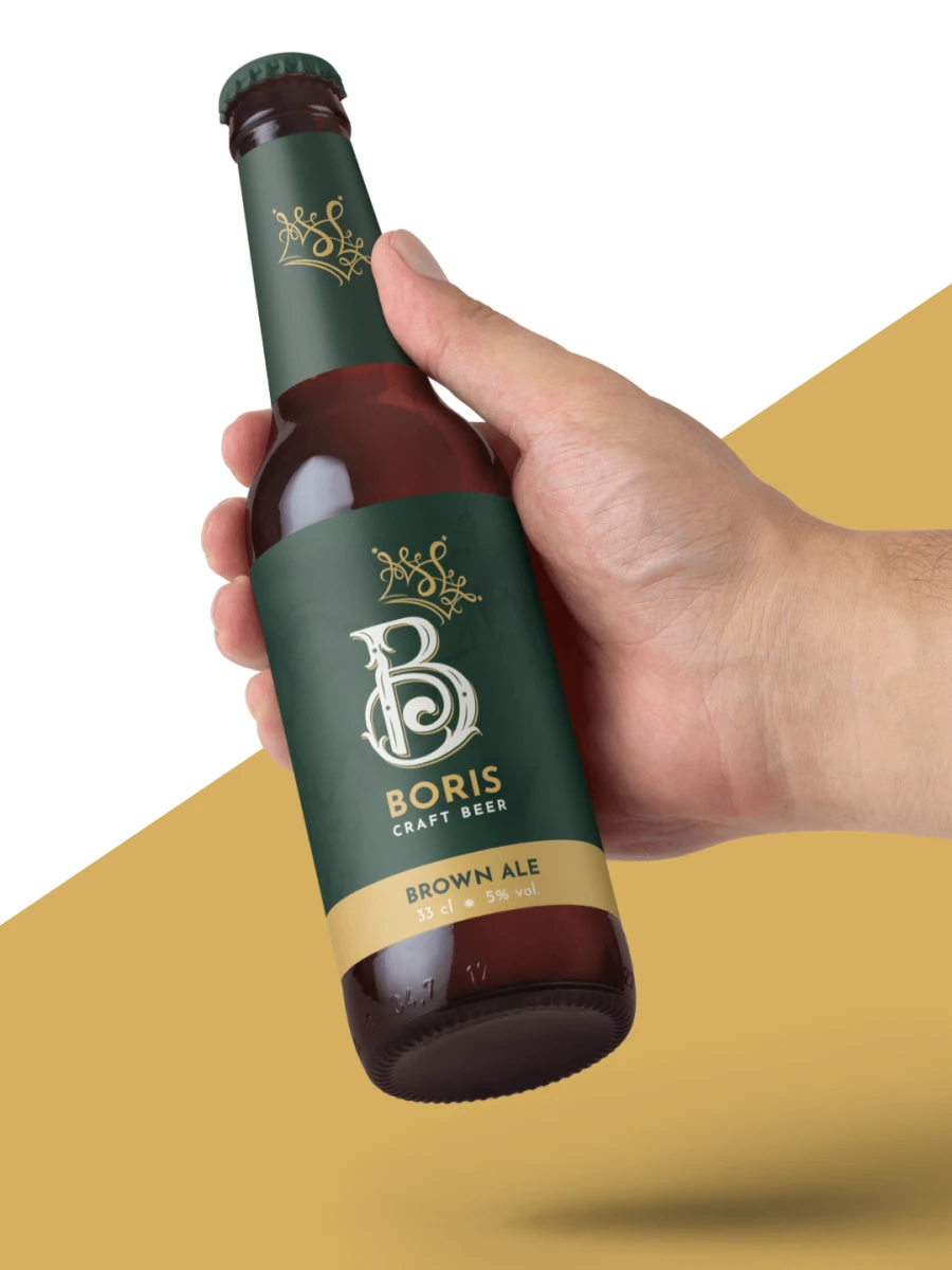 bottle in hand