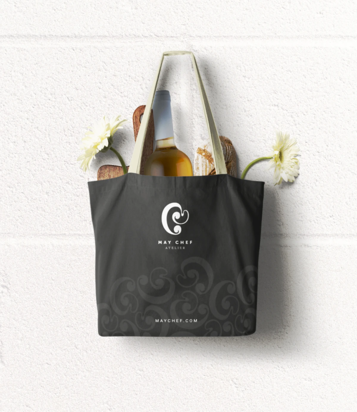 tote bag may chef con aguacate y zumo